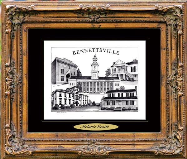 Bennettsville, SC Pencil Drawing