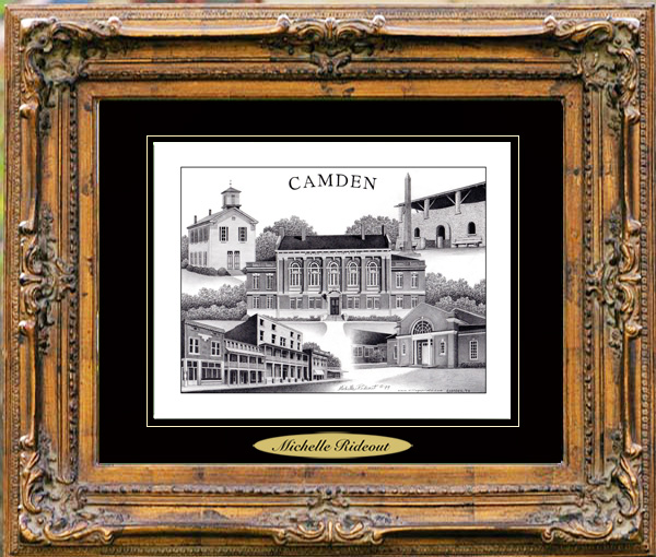 Pencil Drawing of Camden, TN