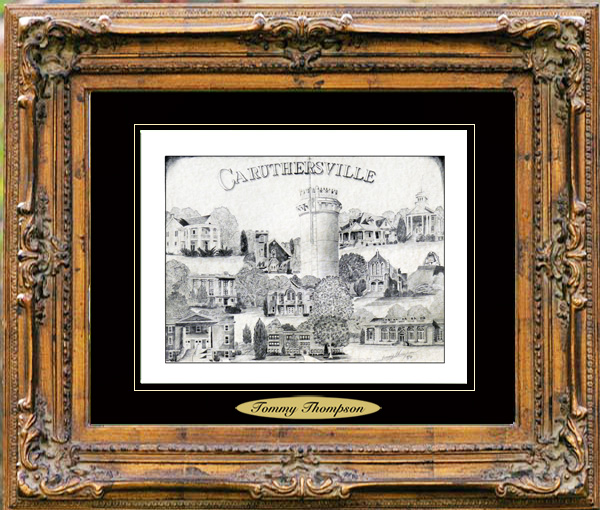 Pencil Drawing of Caruthersville, MO