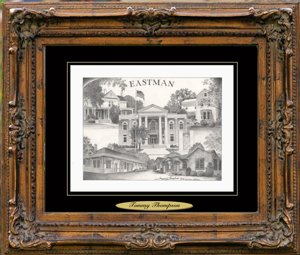 Pencil Drawing of Eastman, GA