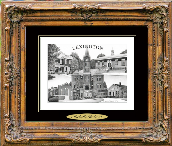 Pencil Drawing of Lexington, TN