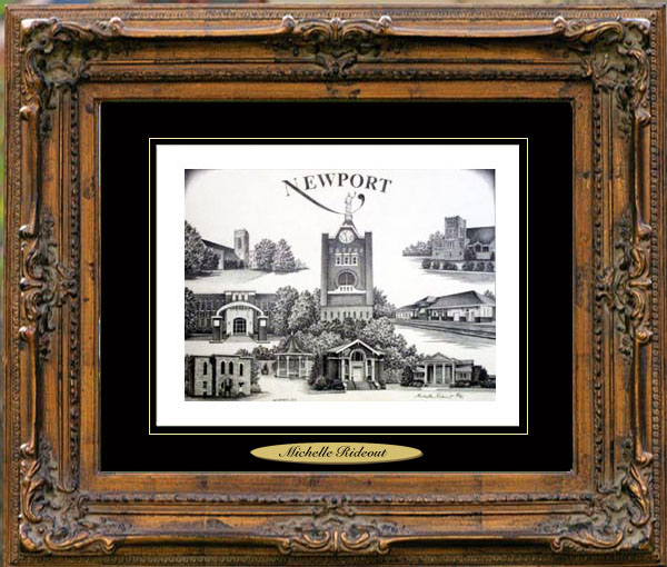 Pencil Drawing of Newport, AR