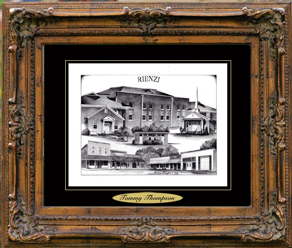 Pencil Drawing of Rienzi, MS Village Prints