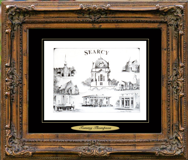 Pencil Drawing of Searcy, AR