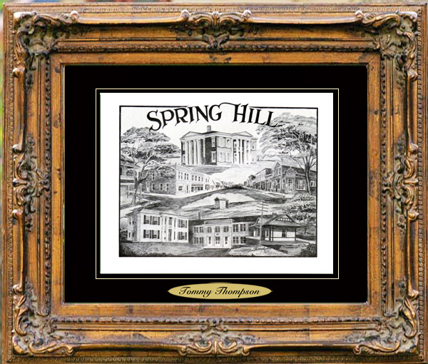 Pencil Drawing of Spring Hill, TN