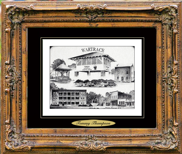 Pencil Drawing of Wartrace, TN