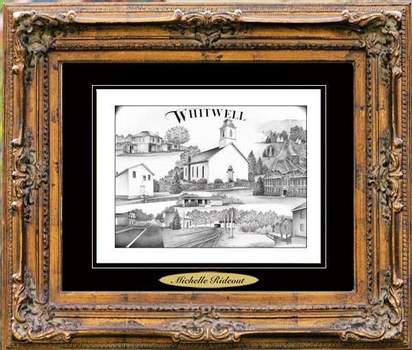 Pencil Drawing of Whitwell, TN